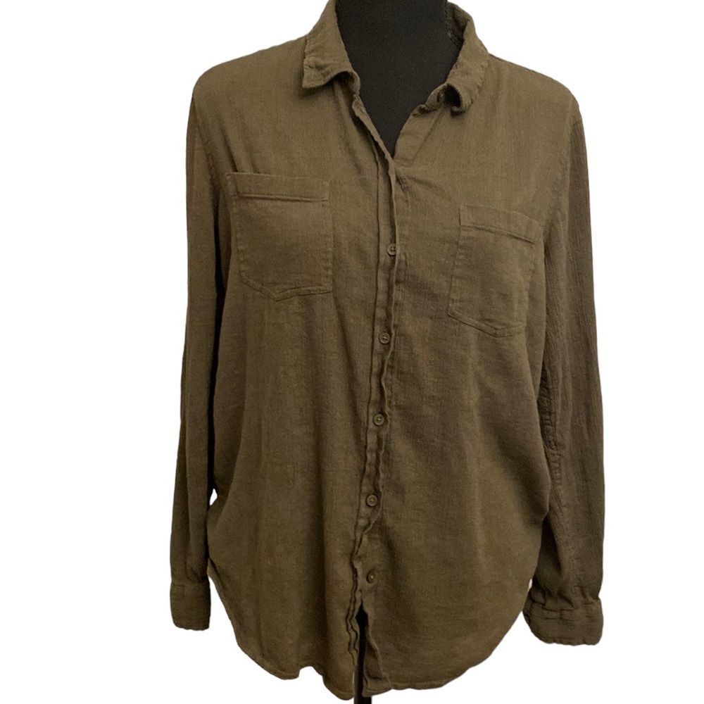 Moss green Lucky long sleeved blouse